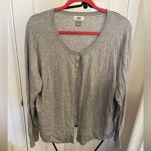 old navy button up sweater